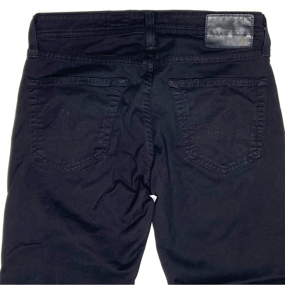 AG Adriano Goldschmied The Matchbox Slim Straight Black Jean Size 29 - Picture 5 of 13